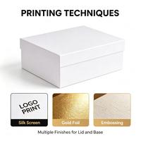 Boîte cadeau de luxe rigide avec couvercle et base, insert personnalisé pour coffret cadeau d'entreprise, emballage de marque pour produits cosmétiques et soins de la peau, vente en gros
