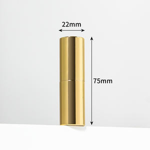 علب مرطب شفاه فاخرة رفيعة فارغة مخصصة من الألومنيوم أنبوب أحمر شفاه قابل لإعادة الملء - Product Image 2