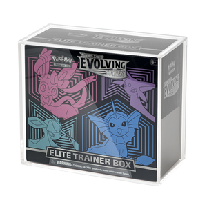 Présentoir Moderne <span class=keywords><strong>Pokémon</strong></span> ETB en Acrylique avec Couvercle Magnétique pour Boîte D'Entraîneur D'Élite Écologique pour Paquets de Rappel de <span class=keywords><strong>Jeu</strong></span> de Cartes à Collectionner - Product Image 1