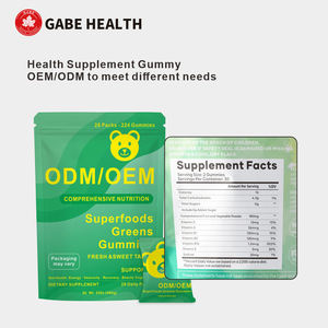 Gummies de superaliments verts à marque privée pour soutenir la digestion et la santé intestinale, supplément personnalisé OEM - Product Image 6