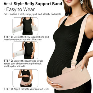 <span class=keywords><strong>Ceinture</strong></span> <span class=keywords><strong>de</strong></span> soutien abdominale Youjie personnalisable, respirante, élastique, durable, légère et ergonomique pour femmes enceintes - Product Image 4