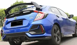 Pour Honda Civic 10ème génération 2016-2020 Hayon, Kit Carrosserie Aileron Arrière en Plastique ABS, Aileron de Coffre Arrière, Pièce Extérieure - Product Image 6