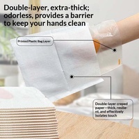 Sac à déjections canines double couche en plastique - Épaissi et portable pour une collecte facile des excréments - Outil indispensable pour les propriétaires d'animaux