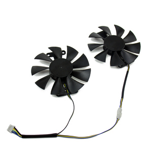 พัดลมระบายความร้อน GPU รุ่น GA91S2U PowerColor Red Devil RX580 สำหรับการ์ดจอ <span class=keywords><strong>Radeon</strong></span> Red Dragon AX <span class=keywords><strong>RX</strong></span> <span class=keywords><strong>480</strong></span> 470 580 ใช้แทนพัดลมเดิม - Product Image 3