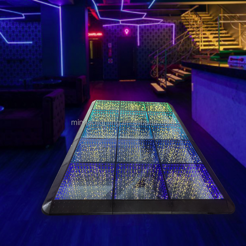 IP67 Waterproof RGBW LED Dance Floor Wireless Matrix Magnetic Light for Wedding Decoration