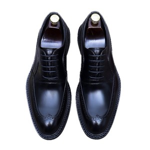Zapatos de cuero grabados de alta gama para hombre, cuero vacuno de primera calidad, estilo ejecutivo, retro, zapatos de cuero de oficina para hombre - Product Image 5