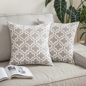 Personnalisation d'usine <span class=keywords><strong>originale</strong></span> géométrique brodé taie d'oreiller plusieurs options de couleur à la main broderie <span class=keywords><strong>housse</strong></span> de coussin - Product Image 5