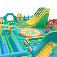 Parcours d'obstacles gonflable commercial pour adultes : Jeux gonflables géants pour aire de jeux, défis et châteaux gonflables