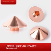Buse de découpe laser à fibre simple/double couche en cuivre Wanshunxing, accessoires de découpe haute vitesse 28 Hongshan