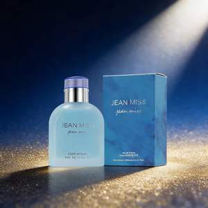 <span class=keywords><strong>Parfum</strong></span> pour <span class=keywords><strong>homme</strong></span> JEAN MISS, bleu clair, format voyage, écologique, <span class=keywords><strong>parfum</strong></span> longue durée, senteur musc, <span class=keywords><strong>patchouli</strong></span>, vente flash - Product Image 1