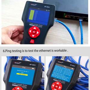 Toner <span class=keywords><strong>de</strong></span> Red Multitarea <span class=keywords><strong>Ping</strong></span> <span class=keywords><strong>Test</strong></span> & PoE NF-8601W con Prueba <span class=keywords><strong>de</strong></span> <span class=keywords><strong>Velocidad</strong></span> Ethernet - Product Image 3