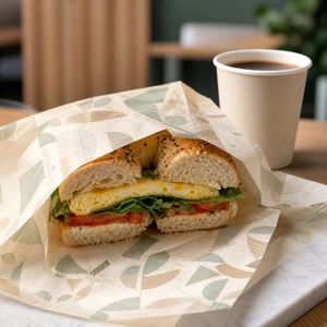 Hojas de Papel Antigrasa Impresas Personalizadas para Cafeterías, Panaderías, Pasteles, Galletas y Empaques para Llevar - Product Image 5