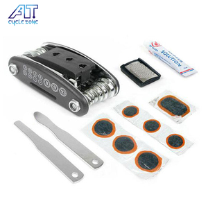 Kit d'outils de réparation de vélo d'urgence en gros, tournevis multifonction, outil pour pneus de vélo, accessoires de vélo, kit de réparation de pneus - Product Image 1