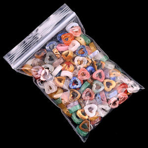 Colour miscela Multi-forma di perline di <span class=keywords><strong>pietre</strong></span> preziose naturali cerchio cavo piatto rotondo forma di ciambella perline per la creazione di gioielli - Product Image 3