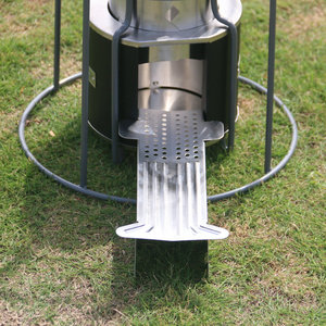 2021 Thiết Kế Mớ<span class=keywords><strong>i</strong></span> Thép Không Gỉ Gỗ Pellet Rocket Bếp Than Bếp Cho Châu Phi Và Mỹ - Product Image 4