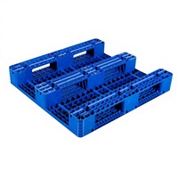 Palette en plastique de style européen, design empilable et peu encombrant, avec emballage de palette pour le stockage