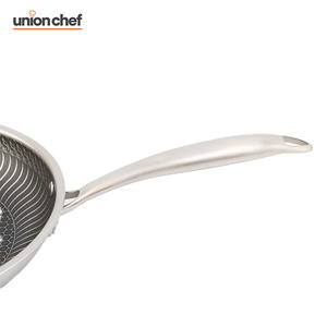 Sartén Híbrida Antiadherente <span class=keywords><strong>de</strong></span> Acero Inoxidable Triple <span class=keywords><strong>de</strong></span> 20cm/8 Pulgadas con Diseño <span class=keywords><strong>de</strong></span> Panal, Apta para Horno, <span class=keywords><strong>Precio</strong></span> <span class=keywords><strong>de</strong></span> Fábrica - Product Image 3