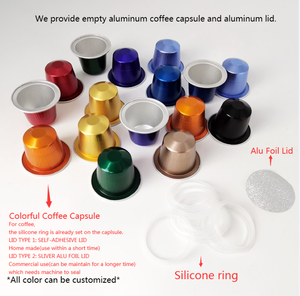 Cápsulas de Café Vacías de Aluminio Selladas, Personalizables al por Mayor, Juego de Café y Té - Product Image 5