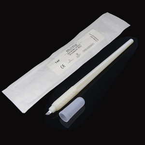 Kit de Entrenamiento Profesional para Microblading de Cejas: Set de Pluma Manual Desechable PMU 18U 14F con Soporte para Microcuchillas - Product Image 3