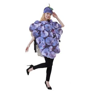 Disfraz de Uva Eraspooky para Mujer Adulta, Color Morado, para Fiesta de Halloween, Juego de Roles - Product Image 3