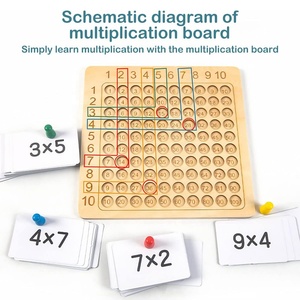 Gioco da tavolo <span class=keywords><strong>di</strong></span> riproduzione Montessori in legno bambini che imparano giocattolo educativo <span class=keywords><strong>matematica</strong></span> conteggio della frequenza gioco interattivo da tavolo - Product Image 3