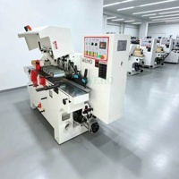 Machine à scier circulaire automatique à lames multiples, moteur horizontal pour la fabrication de chaises, de lits et de cadres de portes en bois