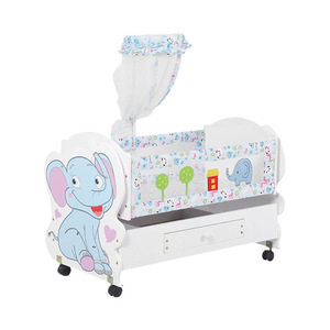<span class=keywords><strong>Lit</strong></span> bébé multifonctionnel en bois massif JINS pour nouveau-né avec design moderne, rangement et caractéristiques écologiques pour la chambre et l'école - Product Image 4