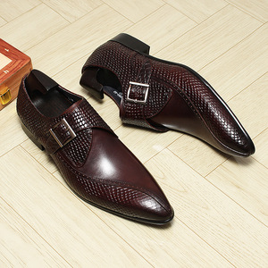 Chaussures montantes décontractées et élégantes en cuir véritable faites à la main, à bout fermé, pour le bureau et les occasions spéciales - Product Image 5