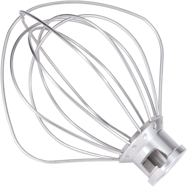 K45WW Tilt-Head Stainless Steel Wire Whip Replacement for Stand Mixer KSM15, KSM110, KSM103, KSM75, KN15, K45, KSM90