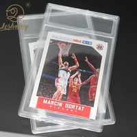Vitrine de présentation pour cartes de basketball en PS ultra-transparente avec impression UV personnalisée, pour cartes gradées - Meilleures ventes