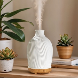 Difusor de Aromas de Resina con Atomización Inteligente, <span class=keywords><strong>Humidificador</strong></span> Ultrasónico de Madera Sencilla para el Hogar - Product Image 3