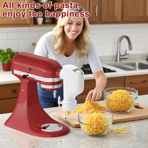 Accessoires pour batteur sur socle : Presse-pâtes de qualité alimentaire avec 7 plaques à pâtes interchangeables pour <span class=keywords><strong>KitchenAid</strong></span> - Product Image 5
