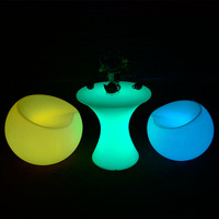 Nouveauté Chaise LED en forme de pomme / Chaise boule LED / Mobilier LED de jardin