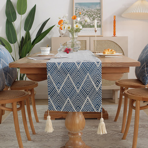 Dairui bán buôn hiện đại tối giản Nhật Bản Jacquard sóng phẳng góc bảng <span class=keywords><strong>Runner</strong></span> - Product Image 4