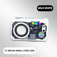 Nouvelle conception V1 HOPAUTEURS 10W, Enceinte portable sans fil RGB avec son surround 360° et subwoofer pour radio et jeux