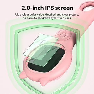 携帯型ハンドヘルドスクリーン拡大鏡LEDデジタル顕微鏡EYEPROTECTING 2 LEDキッズ教育科学玩具 - Product Image 4