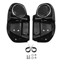 Carénage inférieur ventilé en ABS avec boîtier de haut-parleur de 6,5 pouces, haute qualité, installation facile, compatible avec les modèles Touring Road King Glide