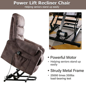 Điện Power Lift ngồi có thể ngả ghế sofa với massage và nhiệt cho người già điện ghế nâng - Product Image 5