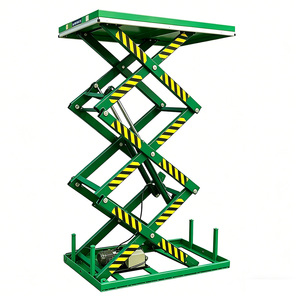Plateforme élévatrice à ciseaux fixe robuste conforme aux normes CE, personnalisable, pour projets industriels - Product Image 1