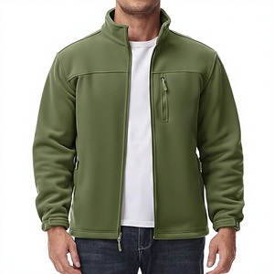 2026 New Arrival Men's Micro Polar Fleece <b>Jacket</b> Winter Sports Outdoor Windproof Warm Elastic Cuff Stand Collar Pattern - Product Image 6