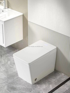 Modern Home Design <strong>Black</strong> Smart <strong>Toilet</strong> Business Room Smart Display Clamshell <strong>Toilet</strong> Mini-suite Bathroom Smart Flush <strong>Toilet</strong> - Product Image 4