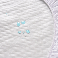 Protège-matelas imperméable personnalisé en bambou pour bébé, avec couche d'air 3D en TPU silencieuse, draps de lit pour nouveau-né, fabriqué par le fabricant