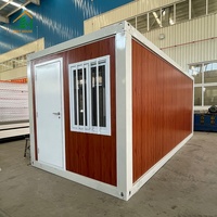 Facile à installer 20 pieds maison modulaire pliable préfabriquée incinérateur kit de toilette maison