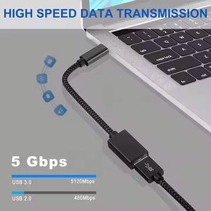 New OTG <b>Adapter</b> Cable <b>Type</b>-<b>C</b> <b>to</b> USB3.0 Mobile Phone Charger Converter for Tablet PC U Disk Card Reader for Laptop - Product Image 3