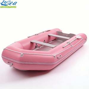 Hisea Goedkope China Weihai Custom Warehouse 4m 8-persoons opblaasboot met spiegelplaat te koop - Product Image 1