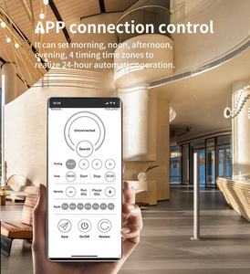 Diffuseur <span class=keywords><strong>d</strong></span>'huiles essentielles électrique en aluminium de style tour (sans eau) pour la <span class=keywords><strong>maison</strong></span> et l'hôtel, sur pied, contrôlé par application - Product Image 2