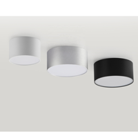 Plafonniers LED plats modernes 8W 12W 16W Plafonniers or argent noir blanc acrylique couverture aluminium Home Office Surface Mounted Downlight
