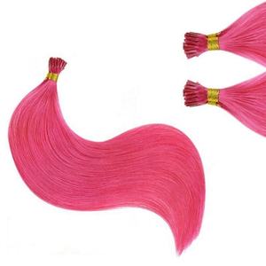 Extensiones de Cabello I-Tip al por Mayor Amygirl, 100% Cabello Humano Remy Virgen Ruso con Cuentas de Silicona, Longitud de 10-30 Pulgadas, Grado 9A-12A - Product Image 1