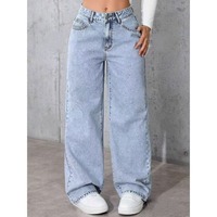 Jeans pour femmes taille asiatique S-5XL, coupe droite, taille haute, style rétro, directement du fabricant, pour l'exportation