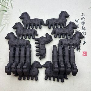 Handmade Blended Incense <b>Beads</b> Inlaid Wooden Comb Chinese Style Portable Aromatherapy Comb Massage Hair Care Comb Gift - Product Image 2